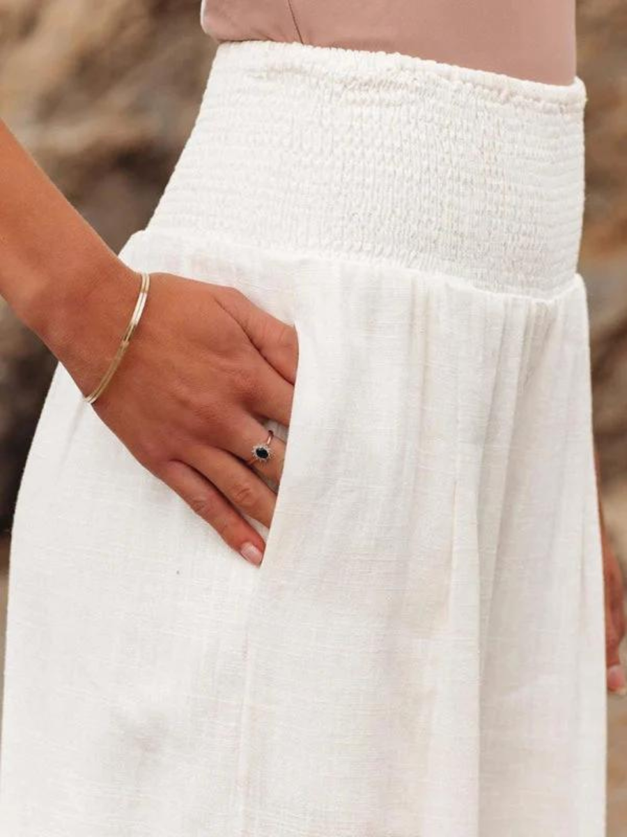 Aileen - Wide Leg Beach Trousers