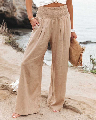 Aileen - Wide Leg Beach Trousers
